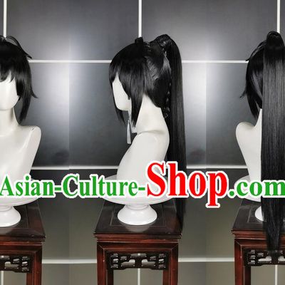 Tangmen Lolita Chi Ming Pao Luo Wig and Headdress Jianwang 3 Jiansan Cosplay Headpiece