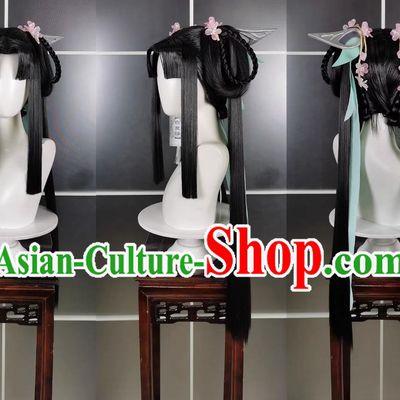 Changge Lolita Star Qinluo Wig and Headdress Jianwang 3 Jiansan Cosplay Headpiece