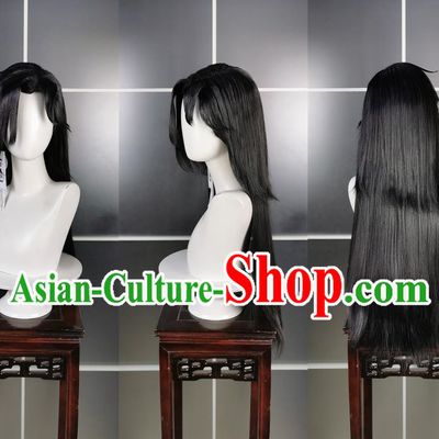 Mingjiao Adult Male Xiaotian Miao Ge Wig Headdress Jianwang 3 Jiansan Cosplay Headpiece