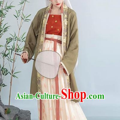 China Song Dynasty Imperial Consort Costumes Traditional Hanfu Dresses Ancient Noble Woman Clothing
