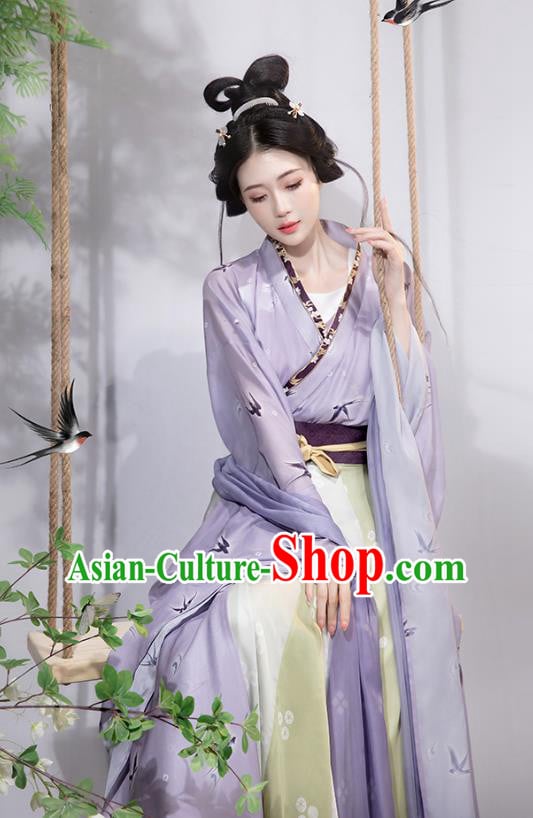 China Traditional Hanfu Dresses Ancient Southern and Northern Dynasties Court Lady Costumes China Traditional Hanfu Dresses Ancient Southern and Northern Dynasties Court Lady Costumes