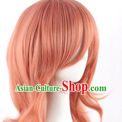 Chainsaw Man Chainsaw Man Angel Demon Dark Orange Inverted 50cm COS Whole Wig