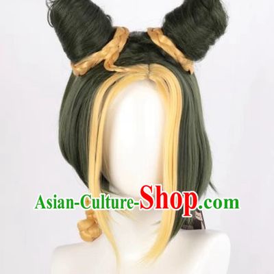 JOJO Bizarre Adventure Stone Sea Kujo Xu Lun Style Cosplay Anime Wig