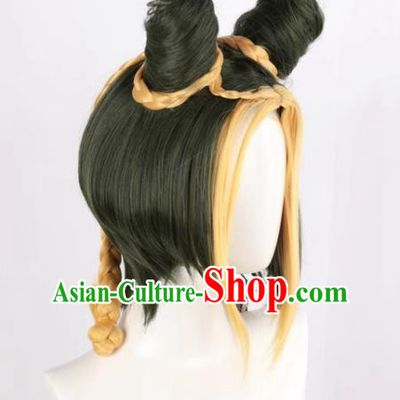 JOJO Bizarre Adventure Stone Sea Kujo Xu Lun Style Cosplay Anime Wig