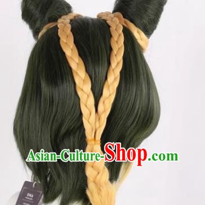 JOJO Bizarre Adventure Stone Sea Kujo Xu Lun Style Cosplay Anime Wig