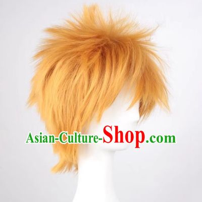 Anime Bleach Kurosaki Ichigo Tutor Colonero Uzumaki Naruto COS Wig