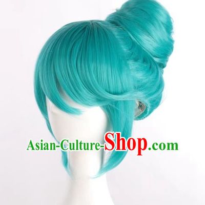 Hatsune Diva Project White Wedding Dress Cinderella Edition One Piece Hair Bag Cos Anime Wig