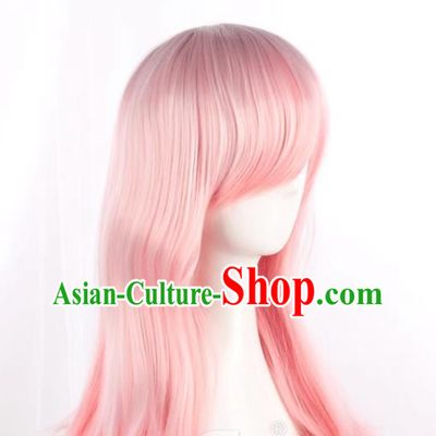 Super Sonico Cos Wig Super Sonico Mixed Pink Girl Anime Fake Hair