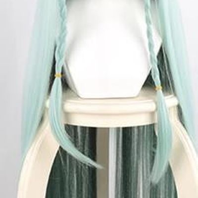 The Land Of Elegant Music Kinnara Pre Awakening Green Green Three Layer Gradient Cosplay Wig