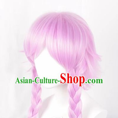 King Pesticide Yaoyuan Leather Deer Spirit Shou Xin Cos Wig Cute Girl Hair Accessory Fantasy Pink Fake Hair