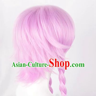 King Pesticide Yaoyuan Leather Deer Spirit Shou Xin Cos Wig Cute Girl Hair Accessory Fantasy Pink Fake Hair