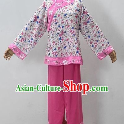 Drama Village Girl Costumes Ancient Costumes Shaoxing Opera Huangmei Opera Performance Costumes Yatou Folk Girl Qiong Opera Singers Opera Costumes