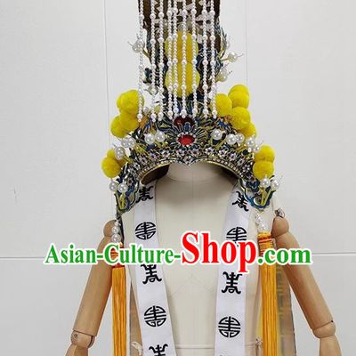 Opera Emperor Hat Ancient Costume Film And Television Shaoxing Opera Huangmei Opera Costume Imperial Crown Dragon Robe Accessories
