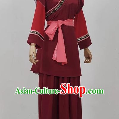 Drama Huadan Village Girl Costumes Yue Opera Huangmei Opera Performance Costumes Fujian Opera Gezi Opera Country Girl Local Opera Costumes