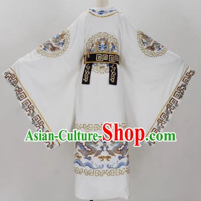 Drama Dragon Robe Costumes Ancient Costumes Yue Opera Huangmei Opera Costumes Qiong Opera Fujian Opera Big Sleeved Xiaosheng Costumes