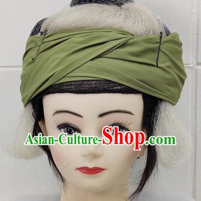 Drama Lao Dan Headgear Costumes Yue Opera Huangmei Opera Costumes Fujian Opera Gezi Opera Kudan Tsing Yi Headgear