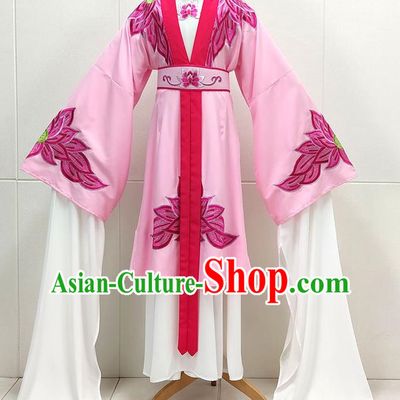 Drama Costumes Ancient Costumes Yue Opera Huangmei Opera Costumes Gezi Opera Chaozhou Opera Hua Dan Long Water Sleeves Embroidered Nun Clothes