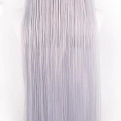 Zhan Ji Swan Song Yukiyin Chris Cos Wig Lavender 100CM Long Straight Hair