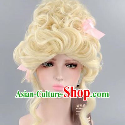 Milk Platinum French Aristocratic Queen Queen Queen Marietta Palace Wig