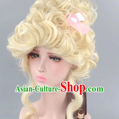 Milk Platinum French Aristocratic Queen Queen Queen Marietta Palace Wig