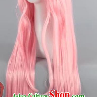 National Team Female Lead 02 Pink Zhucai Cos Wig