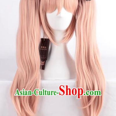 Enoshima Dunko Taro Pink Bullet Rondo Cos Wig
