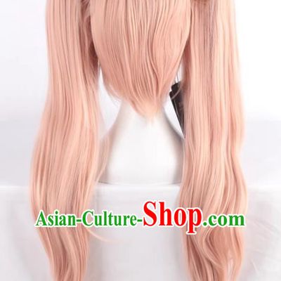 Enoshima Dunko Taro Pink Bullet Rondo Cos Wig