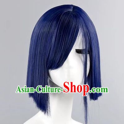 Blue Short Straight Hair DARLING In The FRANXX 015berry Berry Conscience Cos Wig