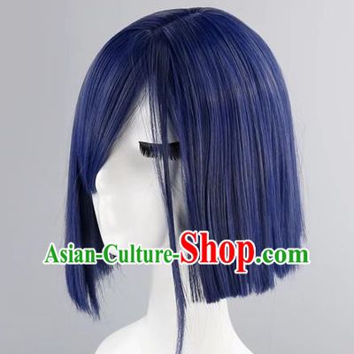 Blue Short Straight Hair DARLING In The FRANXX 015berry Berry Conscience Cos Wig