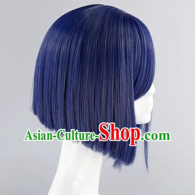 Blue Short Straight Hair DARLING In The FRANXX 015berry Berry Conscience Cos Wig