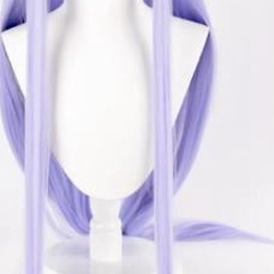 Nezha  Demon Boy Comes To The World Ao Bingbing Blue Purple Beauty Peak Ancient Costume Long Straight Hair Cos Wig