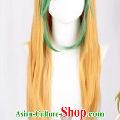Fate Apocrypha Atalanta Red Archer Yellow Green Gradient Cos Wig