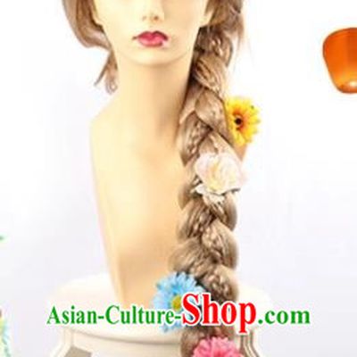 Princess Super Long Braid Anime Cosplay Wig