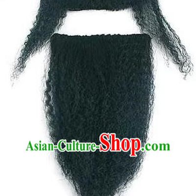 Li Bai Beard Props Li Bai Hat Costume Hanfu Scholar Old Man Fake Beard Grandpa Fake Beard Stage Performance