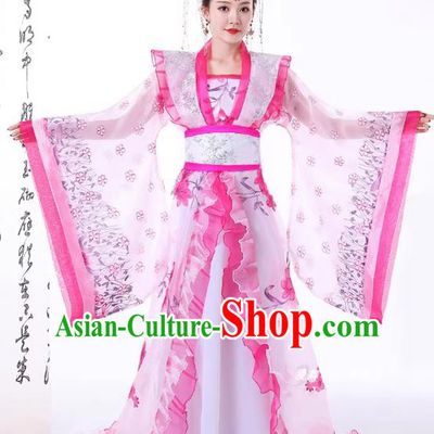 China Tang Dynasty Imperial Consort Clothing Traditional Hanfu Large Size Dress Ancient Fairy Costume