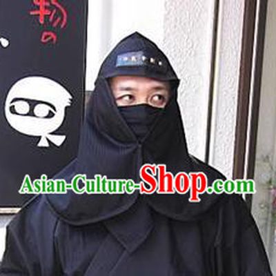 Handmade Ninja Hat Japanese Warrior Headwear Japan Samurai Headdress