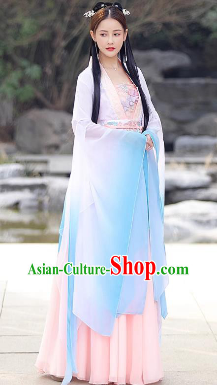 China Song Dynasty Princess Costume Ancient Goddess Clothing Female Hanfu Wide Sleeve Fairy Dress China Song Dynasty Princess Costume Ancient Goddess Clothing Female Hanfu Wide Sleeve Fairy Dress