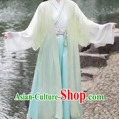 China Song Dynasty Costume Classical Dance Dress Ancient Hanfu Young Woman Ruqun Clothing