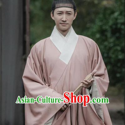 China Ancient Scholar Costumes Traditional Ming Dynasty Hanfu Under The Microscope Lawyer Cheng Renqing Clothing