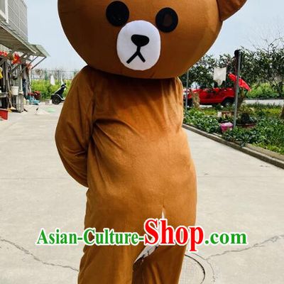 Mascot Bear Uniform Customized Walking Animal Bear Mascot Costume Handmade Cosplay Costume