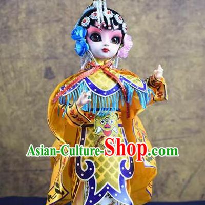 Handmade China Peking Silk Figurine Doll - Farewell My Concubine Yu Ji