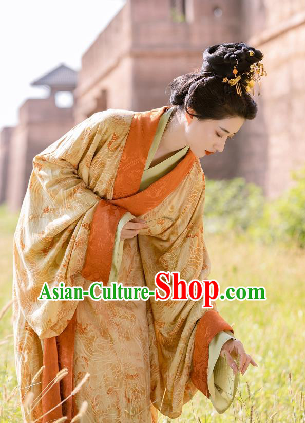 China Traditional Hanfu Dresses Ancient Palace Lady Clothing Jin Dynasty Court Empress Costumes China Traditional Hanfu Dresses Ancient Palace Lady Clothing Jin Dynasty Court Empress Costumes