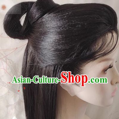 Wig Sauvignon Blanc Male Lead Li Lianhua Front Hook Lace TV Series Headgear