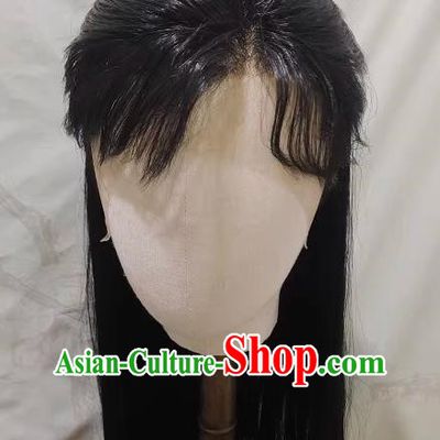 Lotus Tower Style Hand Hook Front Lace Costume Wig Male Lee Sang Yi TV Series