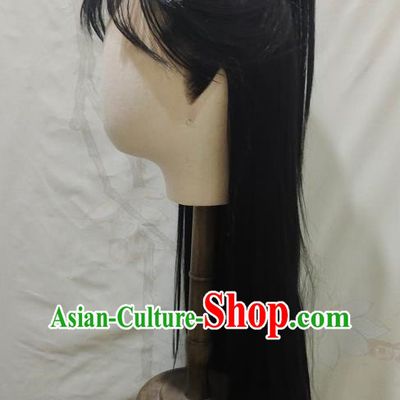 Lotus Tower Style Hand Hook Front Lace Costume Wig Male Lee Sang Yi TV Series