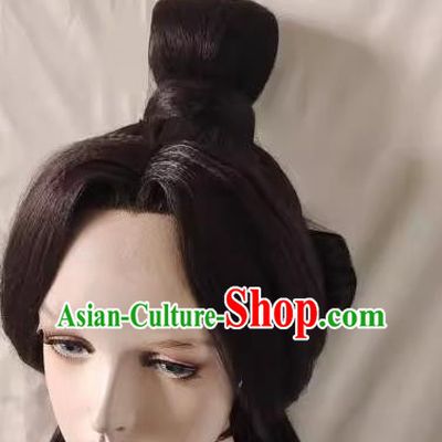 Front Hand Hook Wig Front Lace Brown Style COSPLAY Women Three Kingdoms Killing Wu Ran