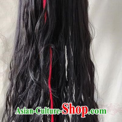 Costume TV Series Front Hand Crochet Lace Long Curly Hair Female Style Highlights Long Moon Jin Ming Sun Jenny