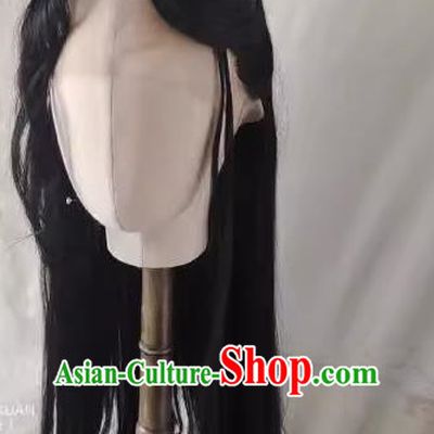 Wig Costume Female Chi Ming Dao Niang Hair Customized Long Hair Half Tied Without Tip Front Hand Hook Lace Headgear Props