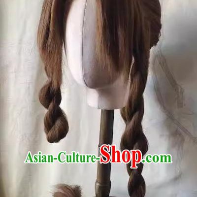 Costume Wig Front Lace Character Custom COSPLAY Final Fantasy Alice Hair Set