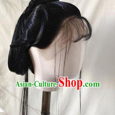 Wig Ancient Costume Women Front Lace Hand Hook Butterfly Essence With Hanfu Style Hair